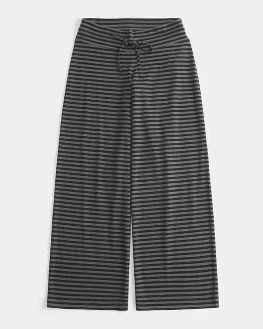 Knit Wide-Leg Pants