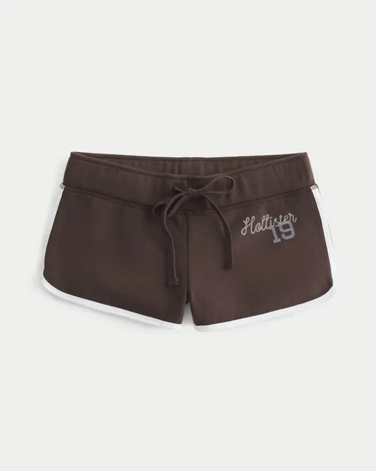 Logo Graphic Fleece Shortie Shorts
