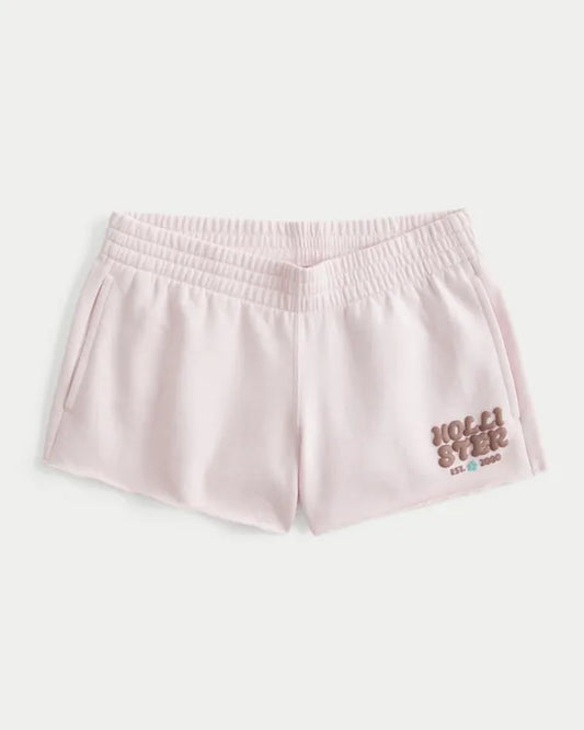 Logo Graphic Fleece Mini Shorts