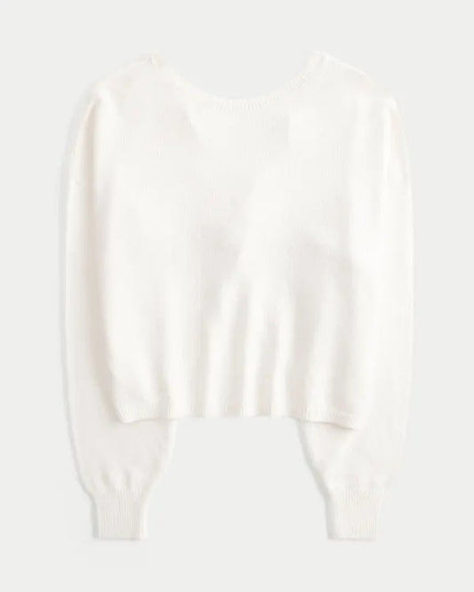 Easy Twist Back Sweater