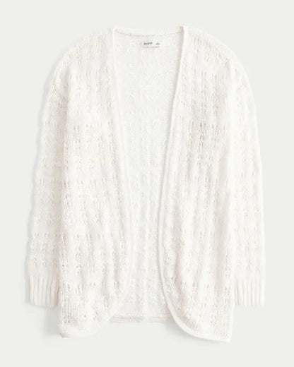 Long-Length No-Close Cardigan
