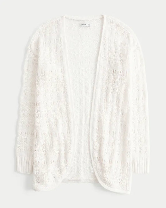 Long-Length No-Close Cardigan
