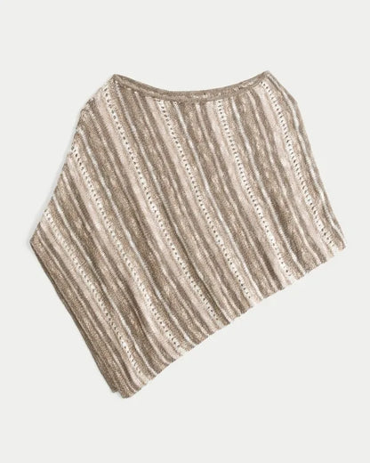 Stitchy Textured Poncho