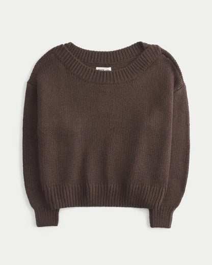 Lofty Off-the-Shoulder Sweater