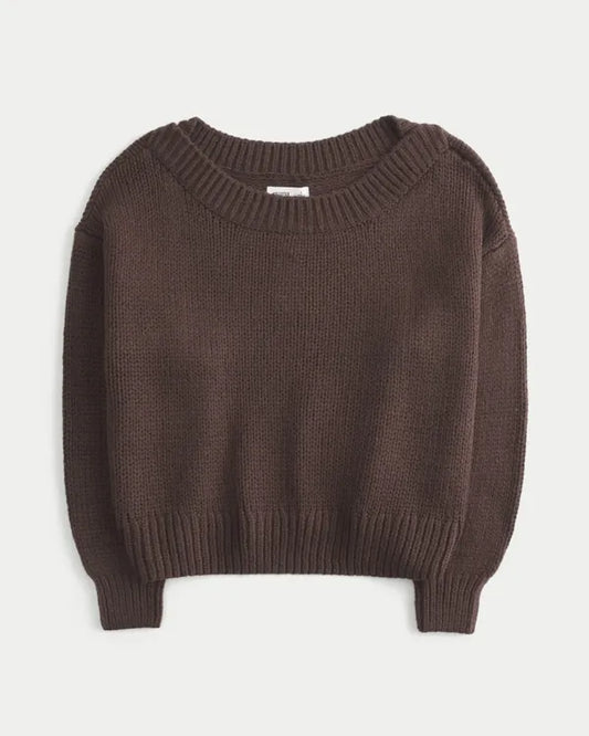 Lofty Off-the-Shoulder Sweater