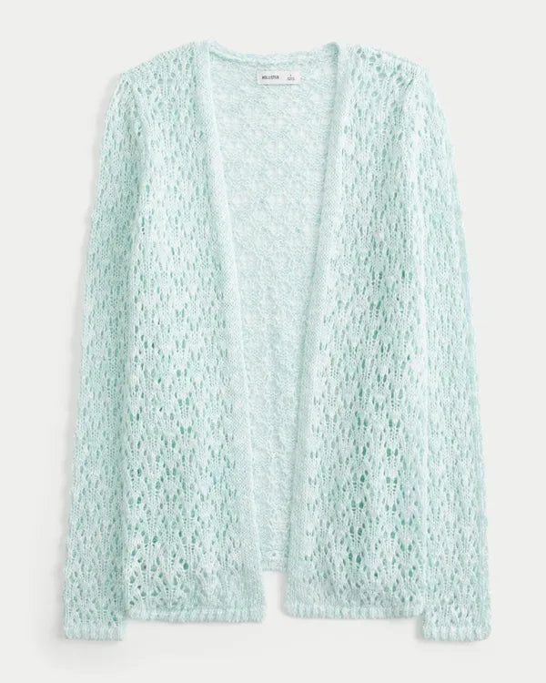 Open Stitch No Close Cardigan
