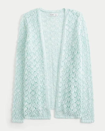 Open Stitch No Close Cardigan