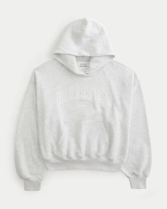 Hollister Feel Good Logo Graphic Hoodie
