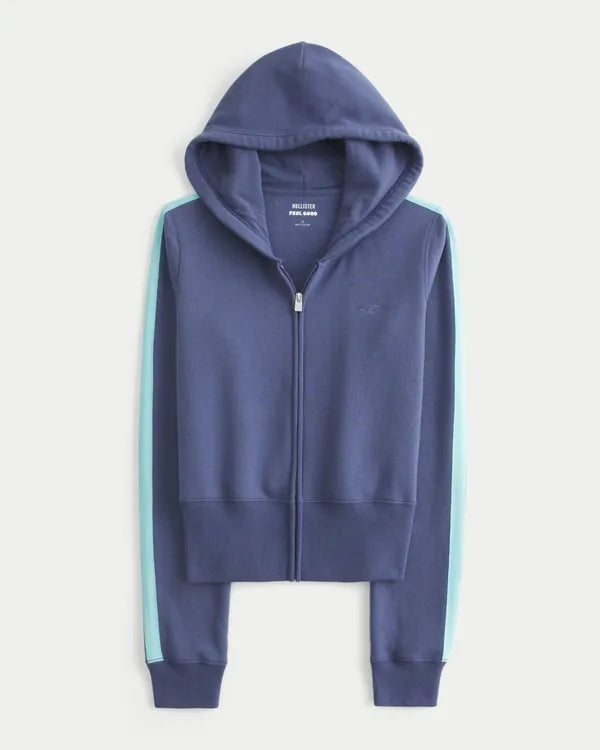 Hollister Feel Good Zip-Up Hoodie
