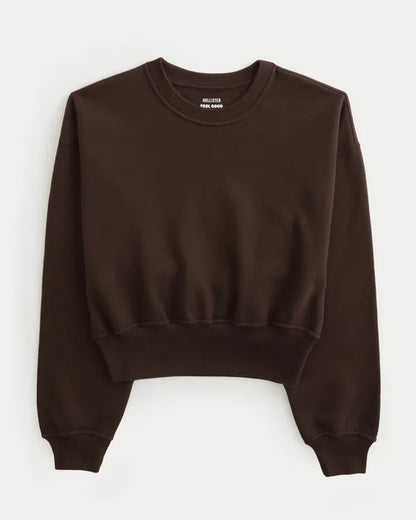 Hollister Feel Good Banded Crew Sweatshirt