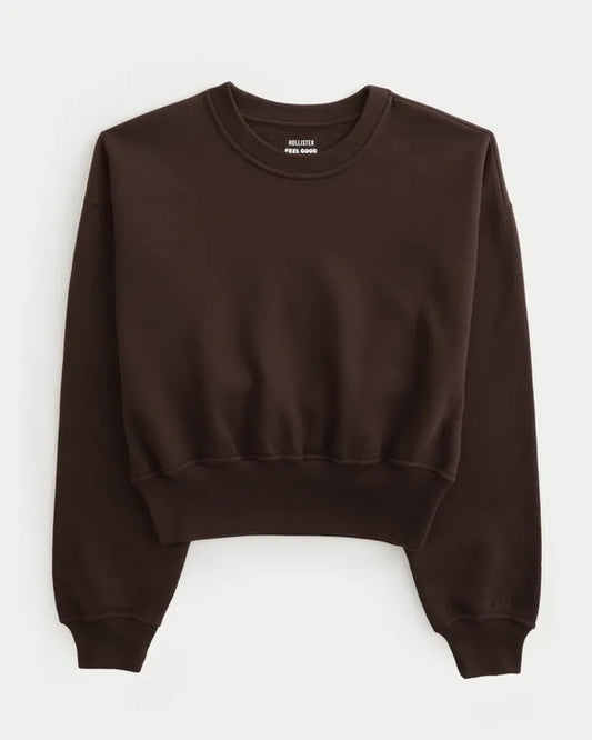 Hollister Feel Good Banded Crew Sweatshirt