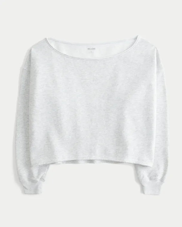 Hollister Feel Good Easy Off-the-Shoulder Sweatshirt