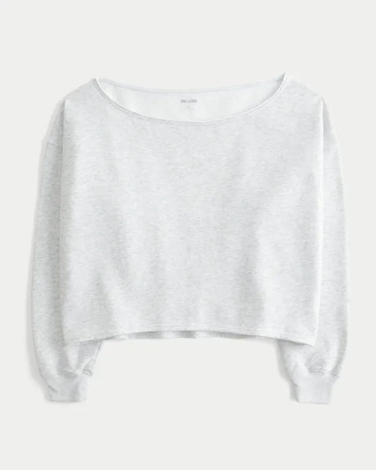 Hollister Feel Good Easy Off-the-Shoulder Sweatshirt