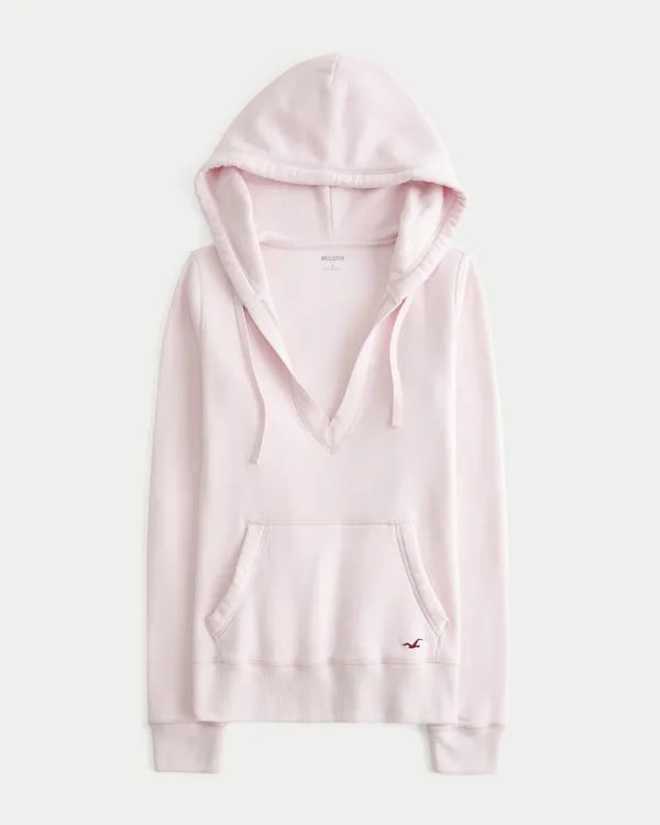 Hollister Feel Good V-Neck Hoodie