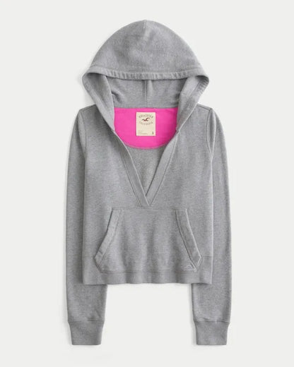 Easy V-Neck Hoodie
