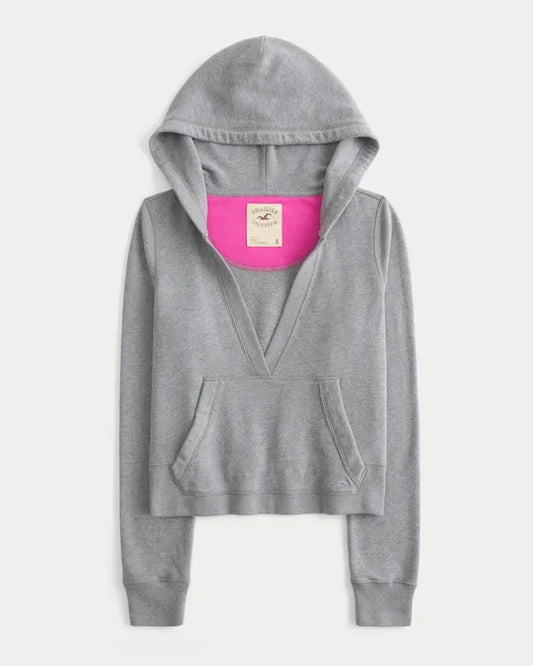 Easy V-Neck Hoodie