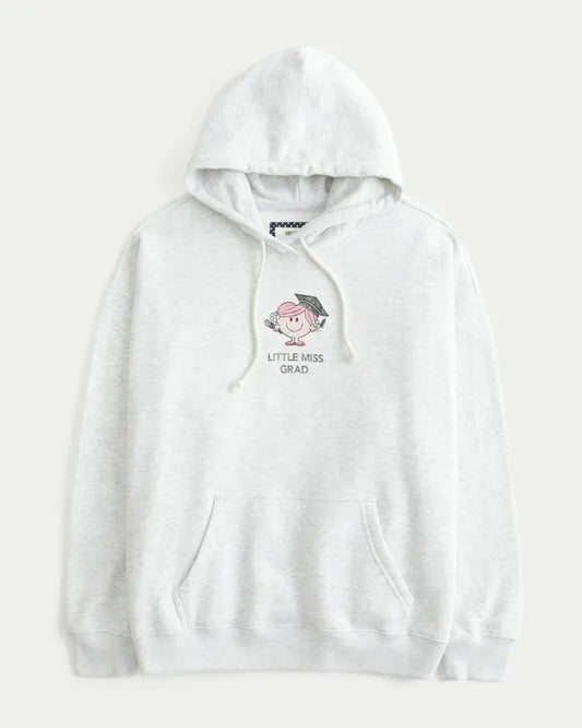 Hollister Feel Good Oversized Little Miss Grad Graphic Hoodie