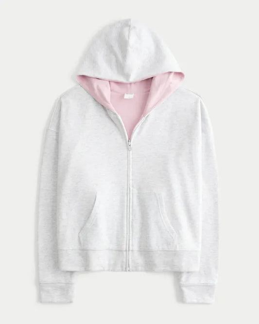 Hollister Feel Good Reversible Zip-Up Hoodie