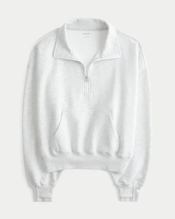 Hollister Feel Good Half-Zip Sweatshirt