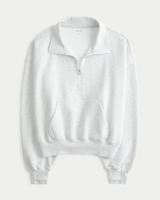 Hollister Feel Good Half-Zip Sweatshirt