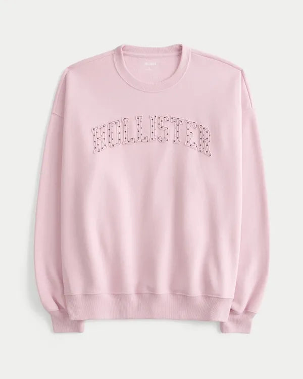 Hollister Feel Good Trapped Dot Logo Graphic Sweatshirt