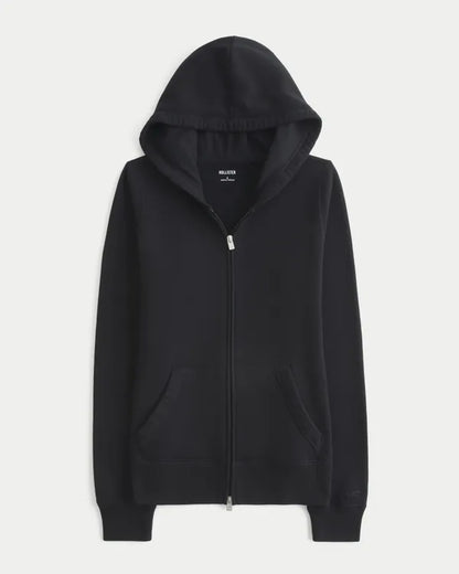 Hollister Feel Good Slim Zip-Up Hoodie