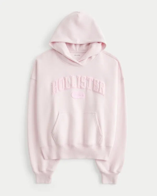 Hollister Feel Good Easy Logo Graphic Hoodie