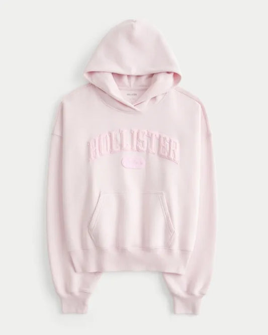 Hollister Feel Good Easy Logo Graphic Hoodie