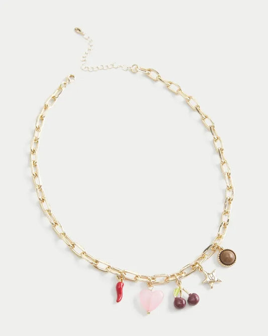 Gold Charm Necklace