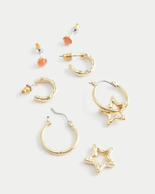 Star Hoop Earring 3-pack