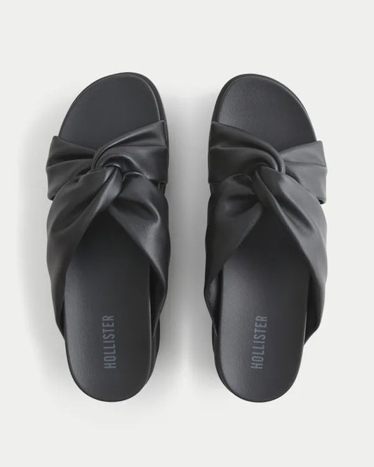 Twisted Knot Flatform Sandals