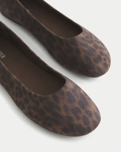 Leopard Print Flats