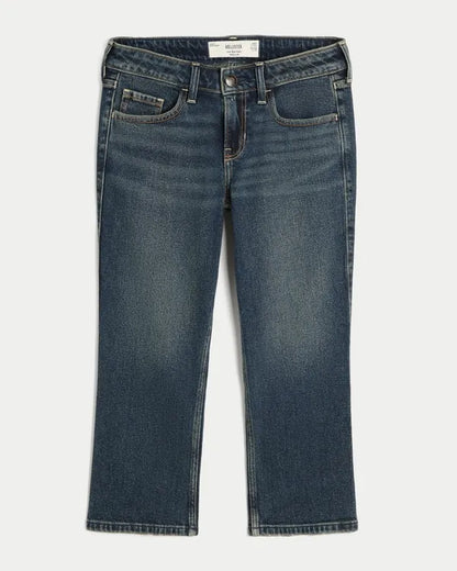Low-Rise Capri Jeans