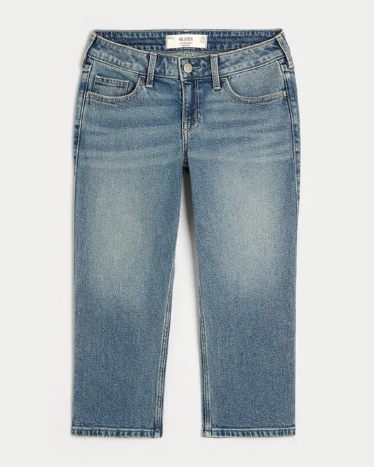 Low-Rise Capri Jeans