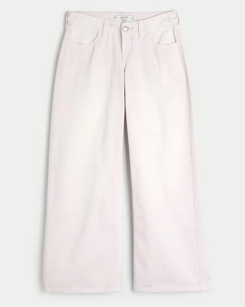 Hollister Andi Adjustable Ultra Low-Rise Super Baggy Jeans