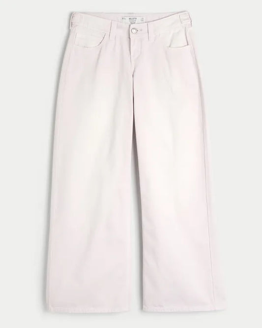 Hollister Andi Adjustable Ultra Low-Rise Super Baggy Jeans
