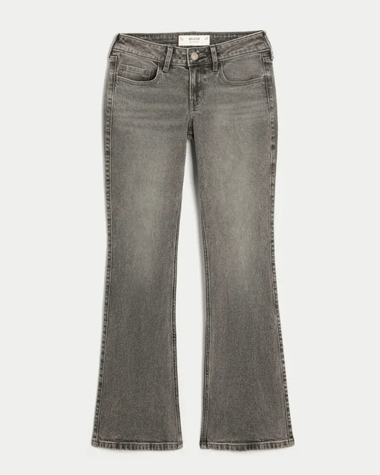 Low-Rise Bootcut Jeans