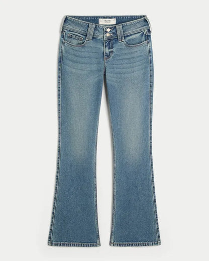 Low-Rise Bootcut Jeans