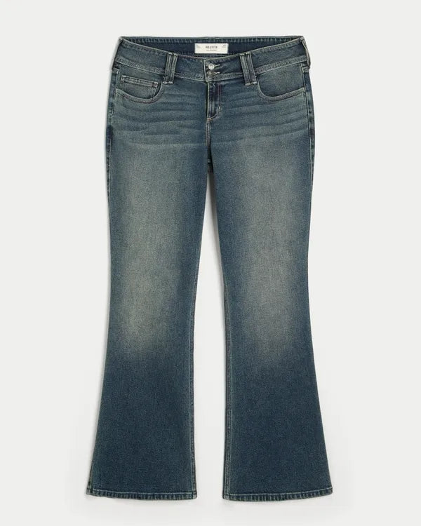 Low-Rise Bootcut Jeans