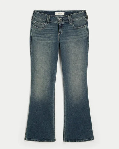 Low-Rise Bootcut Jeans