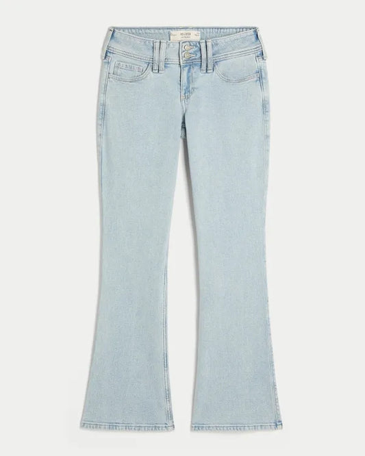 Low-Rise Bootcut Jeans