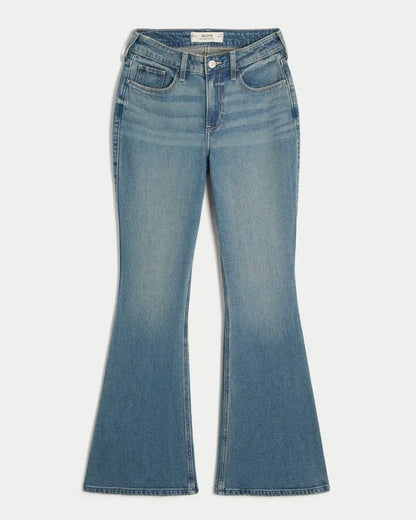 Curvy High-Rise Flare Jeans