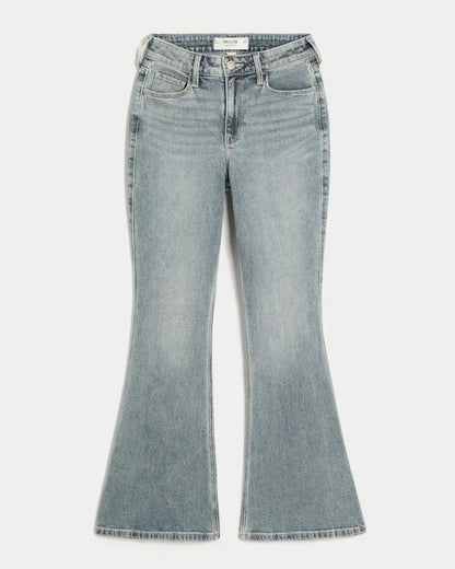 Curvy High-Rise Flare Jeans