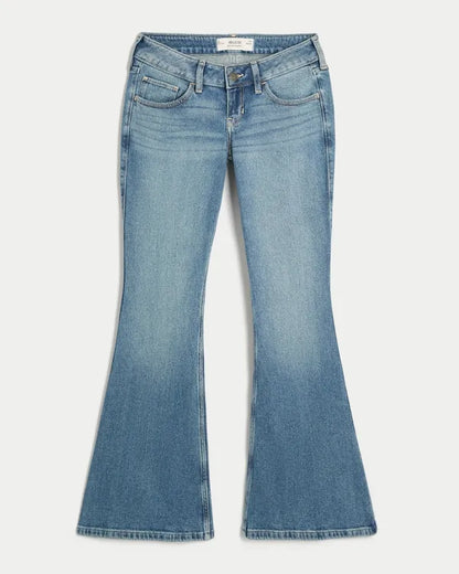 Ultra Low-Rise Flare Jeans