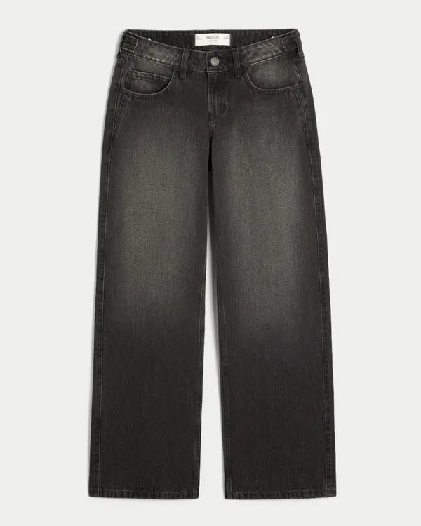Hollister Andi Adjustable Waist Low-Rise Baggy Jeans