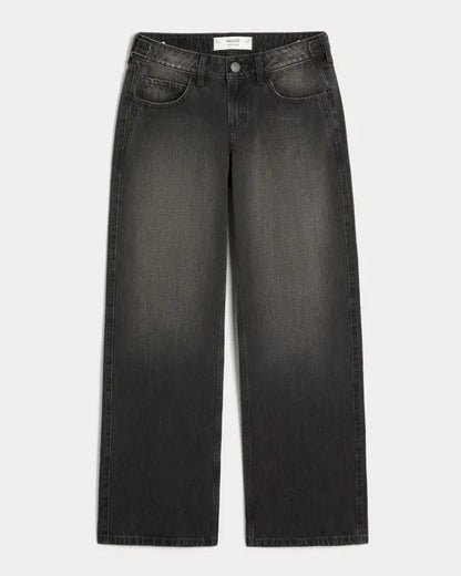 Hollister Andi Adjustable Waist Low-Rise Baggy Jeans
