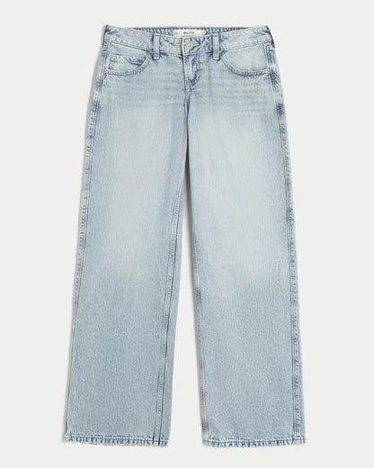 Ultra Low-Rise Baggy Jeans