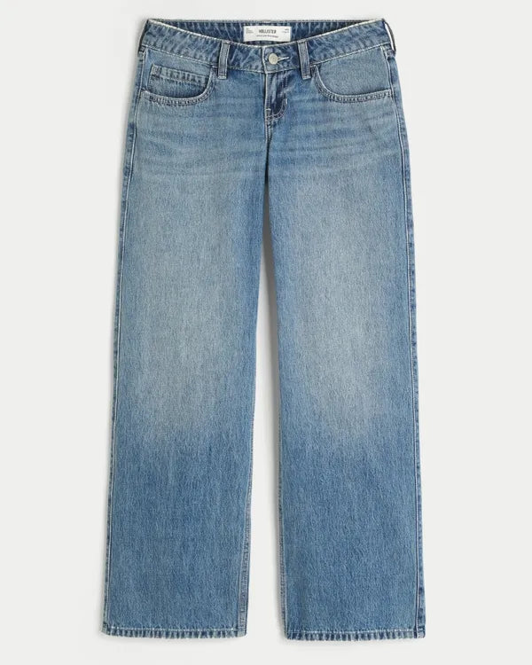 Ultra Low-Rise Baggy Jeans