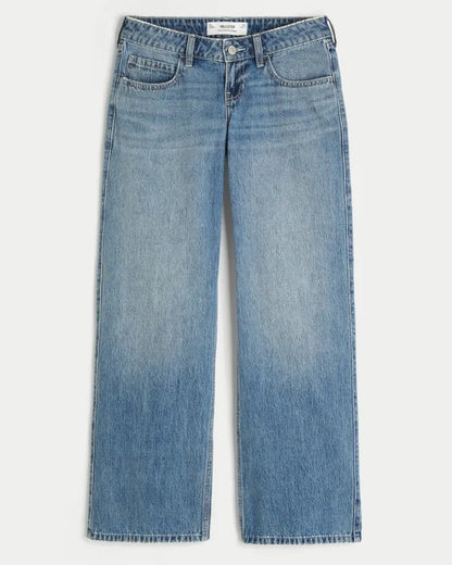 Ultra Low-Rise Baggy Jeans