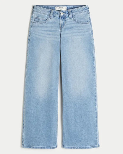 Hollister Andi Adjustable Waist Ultra Low-Rise Super Baggy Jeans